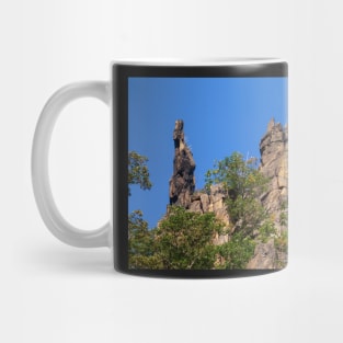 Bodetal, rock, cliff, cliff, Thale, Harz, Germany, autumn Mug